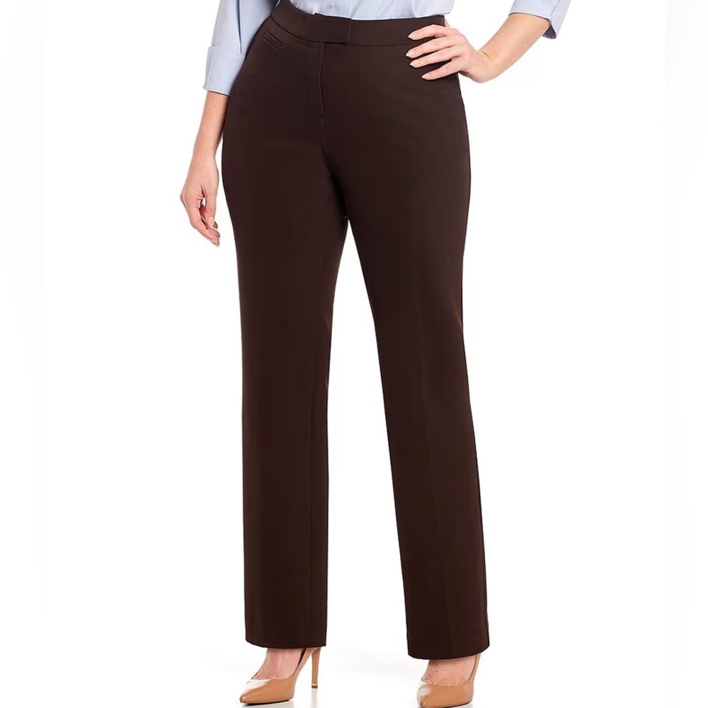 NWT Investment Plus Size the 5TH AVE Fit Straight Leg Pants - Picture 2 of 4